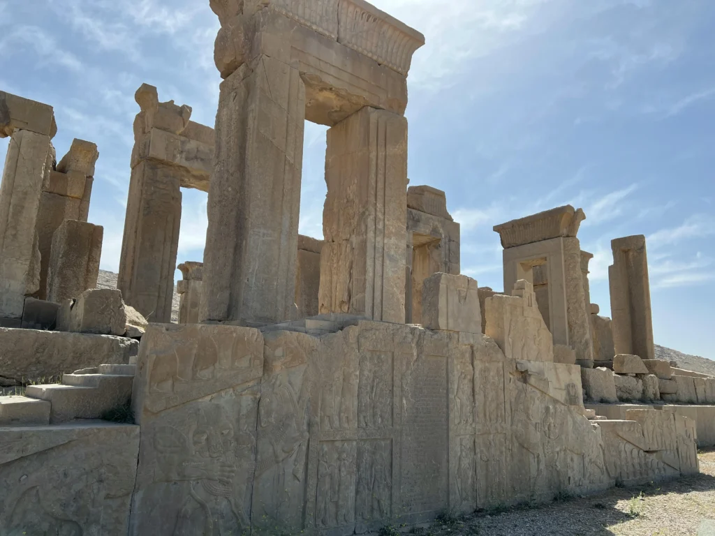 Persepolis ruins from the Achaemenid Empire (Achaemenid Empire) in Iran history