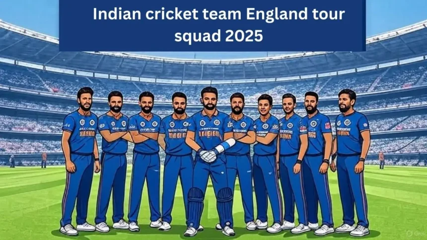 Indian cricket team England tour squad
