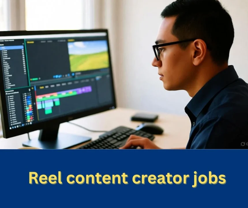 Reel content creator jobs